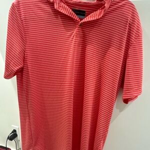 PGA Tour Red Striped Men's Shirt